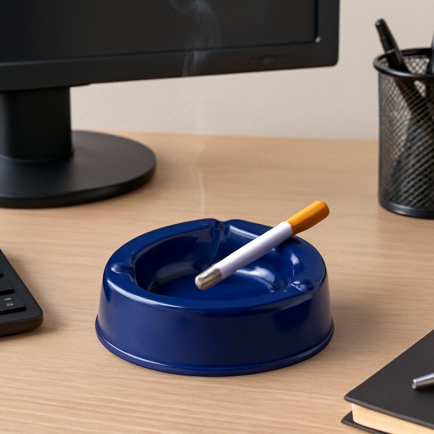 Oblivion Wide Bowl Plastic Ashtray  Oblivion Wide Bowl Plastic Ashtray